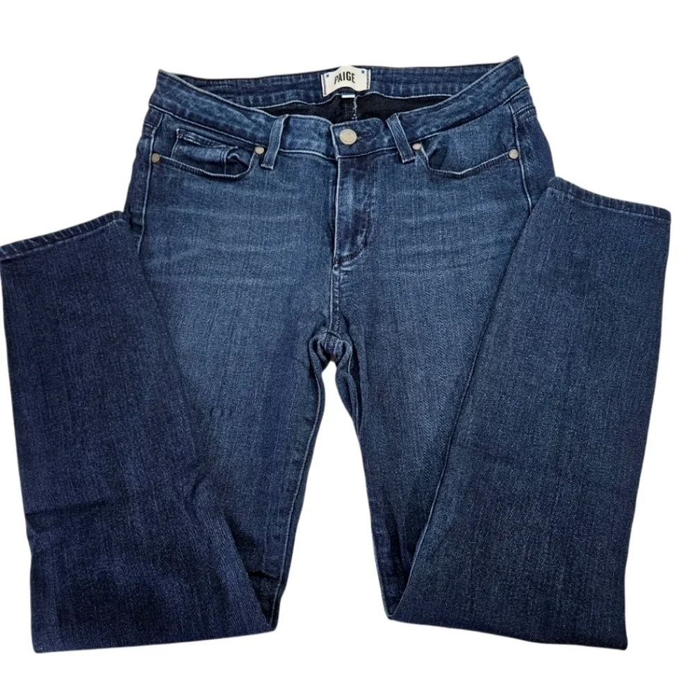 PAIGE Verdugo Ankle Skinny Jean Dark Wash Stretch Size 31